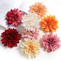 2pcs 14cm Dahlie künstliche Blumen Party Wohnkultur Ehe Hochzeit Dekoration gefälschte Blumen DIY Braut Kranz Geschenk zubehör