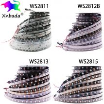 WS2811 WS2812B WS2813 WS2815 Smart RGB Pixel LED Strip WS2812 IC indirizzabile individualmente 30/60/144 pixel/Led/M Nastro luminoso