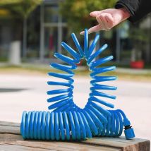Tubo da giardino retrattile espandibile in EVA Tubo dell'acqua di sorgente portatile da 10/15 m per lavaggio auto e irrigazione del prato dei fiori Tubo magico riccio