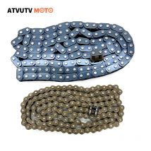 1 stücke 25h t8f 136l Kette mit Ersatz Master Link für 47cc 49cc 2-Takt Motor ATV Quad Go Kart Dirt Bike Tasche Mini Motorrad