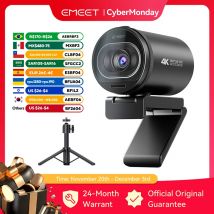 Webcam 4K Streaming Web Camera 1080P 60FPS EMEET S600 Autofocus Living Stream Camera con microfoni e copertura privacy per Tiktok/YouTube