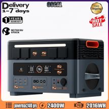 Oscal PowerMax2400pro Przenośna Stacja Zasilania 2400*2W 3892WH Z Kombinacją Paneli Solarnych Do Użytku Zewnętrznego, Kempingu, Domu, Awaryjnego Zasilania, Mobilny Powerbank