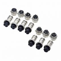 1 zestaw GX16 2/3/4/5/6/7/8/9/10 Pin męski i żeński 16mm L70-78 okrągłe gniazdo lotnicze wtyczka złącze panelu przewodów dla majsterkowiczów
