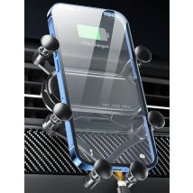 2022 Car Gravity Phone Holder Six Points Air Vent Clip GPS Mount Stand For iPhone 14 Samsung Xiaomi Smartphone Holder Support