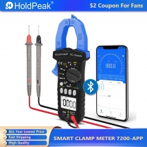 Drahtlose Bluetooth Clamp Meter HP-7200APP 6000 Zählen Auto Range Bluetooth Clamp MultimeterDC/AC