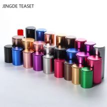 Mini Metall Tee Caddy versiegelt lagerung tank Tragbare reise Tee Boxen tee zinn container kaffee kanister Küche Spice Candy jar