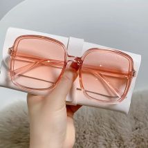 Vintage Oversize Square Sunglasses Women Luxury Brand Big Frame Men Sun Glasses Black Fashion Gradient Female Sunglasses