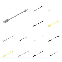 50 stücke 99784 Bar 12L Mit 1x2 Platte Ende Hohl Studs Bausteine Kit 42445 Platte Ziegel Partikel DIY spielzeug Kinder Geschenk