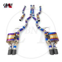 Cbnt für bmw m5 e60 m6 e63 v10 5,0 l Auspuff Catback mit Ventils chall dämpfer Hochwertiges Auspuffs ystem aus Titan legierung