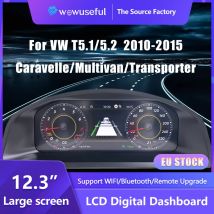 Wowuseful 12.3 Lcd Cruscotto Digitale Cluster Per VW T5.1 T5.2 Caravelle Multivan Transporter 2010-2015 Strumento Paneel Cockpit