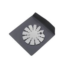 Stainless Steel Round Gauge Diameter Bevel Gauge Angle Protractor Thickness Gauge 15 Degree - 120 Degree Measuring Tool