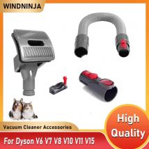 Vakuum Befestigung Hund Katze Haustier Bett Pinsel Bräutigam Werkzeug Für Dyson V6 V7 V8 V10 V11 V15 Staubsauger Zubehör Mit Konverter Werkzeug