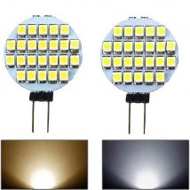2 pezzi AC DC 12V LED G4 lampadina faretto rotondo 5W 2835 24led senza sfarfallio luci per cappa sostituire la lampada alogena da 20W