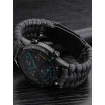 20mm 22mm Nylon Strap Sport Braided WatchBand for Samsung Galaxy Watch 7/6/5/4 Strap for Huewei Watch GT5/5Pro/4/3 Men Bracelet