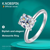 Knob spin d vvs1 ovale Moissan ite Ringe 4 Zinken Einstellung klassische trend ige Frauen Verlobung Ehering gra zertifiziert 925 Silber Ring