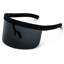 Luxury Big Frame Shield Visor Sunglasses Men 2025 Brand Designer Sexy Oversized Retro Mirror Sun Glasses For Women Eyewear Q615