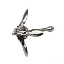1 Stück Bootsanker aus Edelstahl 316, zusammenklappbarer Anker, schirmförmiger Yacht-Hardware-Anker, Schiffsbeschläge, Regenschirmanker