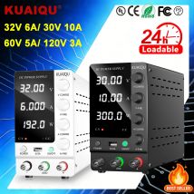 Kuaiqu Variable Power Supply DC Adjustable 30V10A Lab Switching Source Bench Power Supplies 120V 3A For Titanium Alloy Anodizing