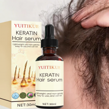 YUITIKUE Keratin-Haarserum, leicht und nicht fettend, einfach zu bedienen, nährt und fügt das Haar glänzt