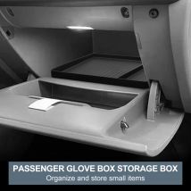 Auto-Handschuh-Aufbewahrungsbox in der Mitte für Hyundai IONIQ 5, Behälter-Organizer, TPE-Aufbewahrung, Innenzubehör