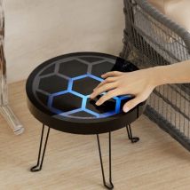 Kreative Designs, große runde Silikonform, Zubehör für Kristall-Epoxidharz-Tischplatten, Waben- und Flussmuster