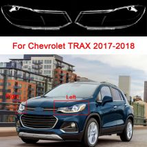 Cubierta de faro delantero de coche, máscara de cristal transparente, pantalla de lente, carcasa de lámpara, para Chevrolet TRAX 2017 2018