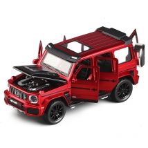 1/32 G700 Alloy Model samochodu Symulacja zabawki Odlewane pojazdy terenowe SUV z dźwiękiem i światłem Kolekcjonerski prezent dla dzieci 1/32 G700 Alloy