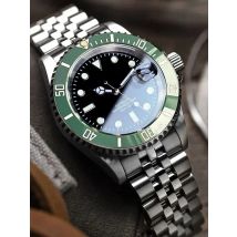 Miyota 8215 PT5000 Stainless Steel 40mm Dive Automatic Men Watch Sapphire Crystal Rotating Bezel Luminous Mechanical Wristwatch