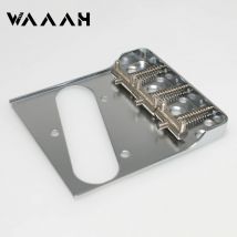 clearance sale！Vintage Chrome Guitar Bridge Thread Iron Chrome Material Saddles for Tl Electric Guitar Replacement