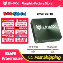 BMAX B6Pro MINI PC Intel® Core™ i5 16GB 512GB SSD Windows 11 2.4GHz/5GHz Dual Band Wi-Fi Type-C/HDMI computer