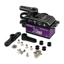 Low Profile X25 GX 25 kg bürstenloses Servo-Aluminiumgehäuse, hohes Drehmoment, Vollmetallgetriebe, wasserdicht, 1:10, kurzer Körper für RC-Car-Roboter