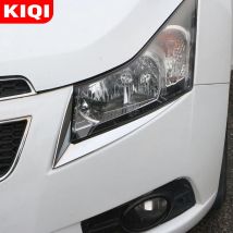 KIQI Auto Zubehör Scheinwerfer Augenbraue Aufkleber für Chevrolet Cruze Limousine Fließheck 2009 - 2015 ABS Chrom Aufkleber