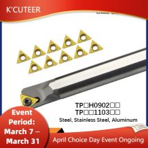Tungsten steel turning tool C08K-STUPR09 C12M-STUPR11 C16Q-STUPR11 inner turning tool holder boring bar carbide insert TPMT