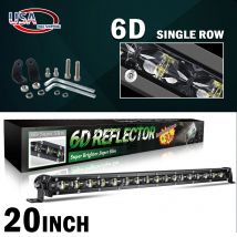 UNISHINE Offroad 20 pollici Ha Condotto La Barra Luminosa Super Sottile 120W 12V 24V LED di Guida Nebbia Lampada Da Lavoro A LED Per Auto ATV SUV Trattore Barca auto