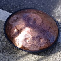 Professionelle Stahlzungentrommel für Yoga-Meditation, Handpfanne, Musiktrommel, handgefertigt, Geschenk, neu, hochwertig, 22 Zoll, D Major, 2024