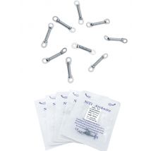10Pcs/Bag Dental Niti Spring Closed Coil Spring Orthodontic Open Spring 0.010/0.012" 6/9/12mm Dentistr Medium/Light Force Spring