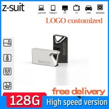 Z-suit Neue Hochgeschwindigkeits-Mini-USB-Flash-Laufwerke aus Metall, 64 GB, schwarze Stift-Laufwerke, Memory Stick, USB 2.0, Business-USB-Laufwerk, 128 GB USB-Stick