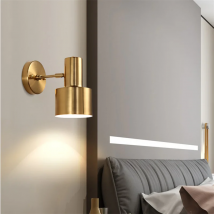 Nordic Schwarz Gold Schlafzimmer Wand Lampen Eisen Malerei Körper Korridor Wandleuchte Lichter Hotel Nacht Led-lampe Moderne Lineare Wand Lüster