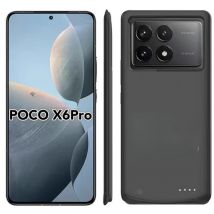 Batterie Ladegerät Fall Für Xiaomi Poco X6 Pro/X6/X6 Neo Externe Batterie Power Bank Lade Abdeckung Power fall bateria externa 10000