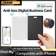 Scheda di localizzazione portafoglio sottile per iPhone Smart Tag Funziona con Apple Trova la mia ricerca Bluetooth Air-Tag Localizzatore GPS Scheda di ricerca portafoglio ﻿