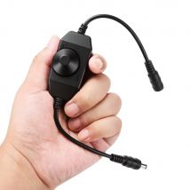 High Quality Single Color LED Strip Light LED Dimmer 12V 2A 24W Knob LED Dimmer Dimming Switch ON OFF