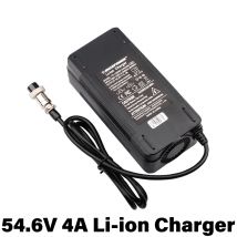 54.6V 4A Li-ion Battery Charger 13Series For 48V Electric Scooter Bicycle Lithium Battery Charger GX16 High Quality Connector