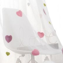 Cartoon Blackout Vorhang Für Baby Mädchen Schlafzimmer Bestickt 3D Rosa Liebe Herz Luxus Kinder Fenster Vorhänge Wohnzimmer M057H