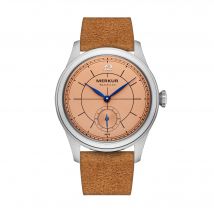 Il nuovo MERKUR Cross Line Sector Dial Salmon Retro Casual Watch for Men Business Series manuale Chorded Watch Relogio