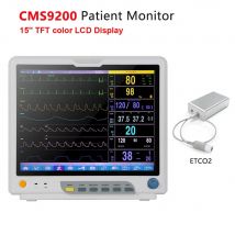 CMS9200 ICU Monitor pacjenta z ETCO2 o wielu parametrach funkcje życiowe monitora ekg NIBP SPO2 PR RESP szpitalne urządzenie medyczne