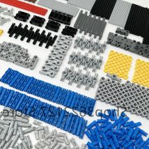 Klocki MOC Akcesoria Techniczne Koło Zębate Pin Oś Łącznik Gramofon Siłownik Liniowy Kompatybilny ze Wszystkimi Markami Klocki Konstrukcyjne High-Tech Zabawka