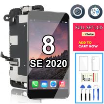 Schermo LCD Per iPhone 7 8 Plus SE 2 2020 SE2 Set Completo Display Kit di Sostituzione Assemblaggio Completo Touch Digitizer + Fotocamera + Auricolare