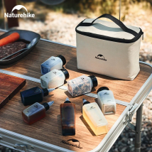Naturehike Camping Küche Gewürzglas Tragbare Gewürzbehälter Kochgeschirr Set Liefert Flüssiges Pulver BBQ Picknick Gewürzdose