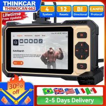 THINKCAR THINKSCAN 662 CAN FD OBD2 Strumento diagnostico ECM/Trasmissione/ABS/SRS Scanner di diagnosi 12 Reset Aggiornamento gratuito a vita