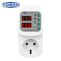 TOMZN TOSVA-16 Automatische Spannung Strom Schutz Steckdose AC 110 V 220 V Einstellbare 16A Überspannungsschutz EU Steckdose